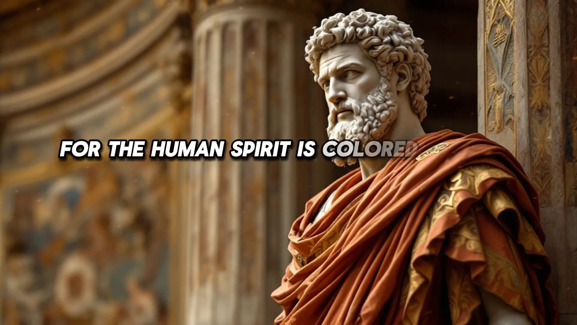 Aurelius emphasizing self-discipline