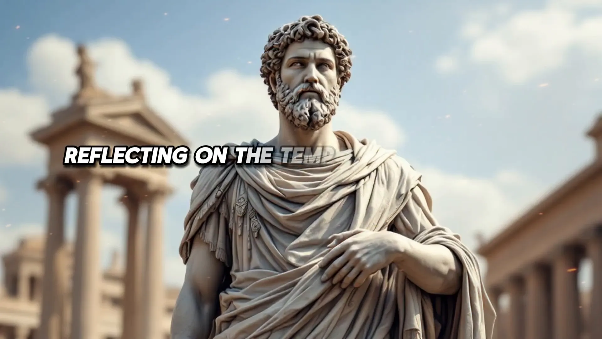 Aurelius contemplating mortality